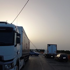 Incidente tra due tir sulla strada tangenziale di Andria