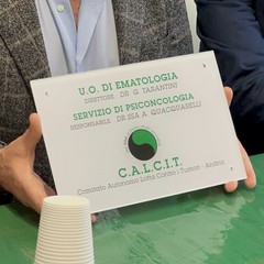 targa psiconcologa calcit nel reparto di ematologia dimiccoli barletta JPG