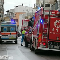 Intervento della Polizia Locale e Vigili del fuoco