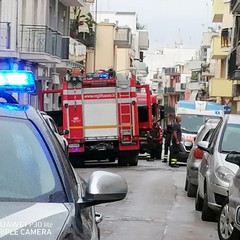 Intervento della Polizia Locale e Vigili del fuoco