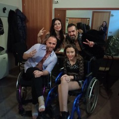 Titty Ieva e Gianpaolo Vito Brescia con Aleandro Baldi