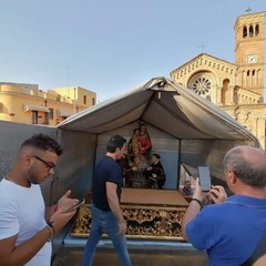 Il restauro ad Andria del simulacro della Madonna della Fontana