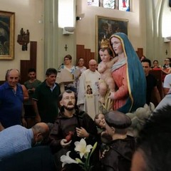 Il restauro ad Andria del simulacro della Madonna della Fontana