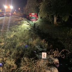 Tragedia sfiorata, si ribalta auto sulla sp 2 Andria Corato: 4 persone ferite