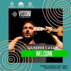 spettacolo ad Andria "Welcome" di e con Beppe Casales