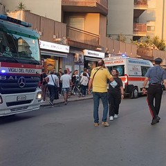 incendio ad Andria