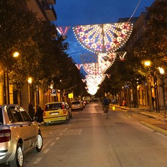Luminarie natalizie per le vie cittadine