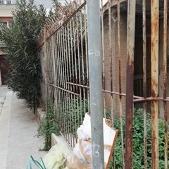 Via Eritrea abbandono rifiuti