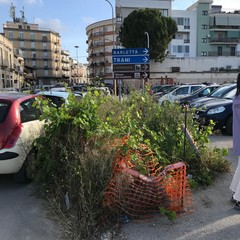 pericolo su via Murge, davanti alla scuola "Rodari"