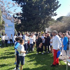 Corsa campestre provinciale nella villa comunale