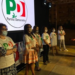 manifestazione del Partito Democratico