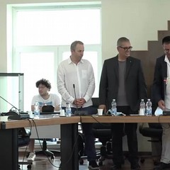 Riconoscimento al Cavaliere Riccardo Di Matteo dal consiglio comunale di Giovinazzo