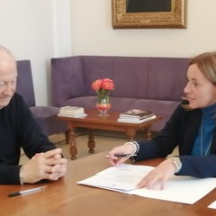 Dott. Tommaso Di Renzo e la Sindaca avv. Giovanna Bruno