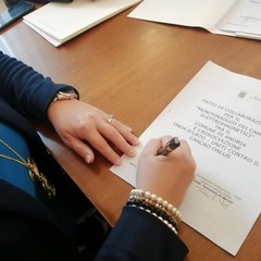 Sottoscrizione accordo tra Comune e Onda d'urto