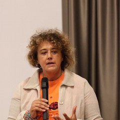 Assessore Dora Conversano alla 5° Mostra internazionale di arte contemporanea