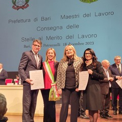 "Stella al Merito del Lavoro" per l'andriese Felice Fortunato