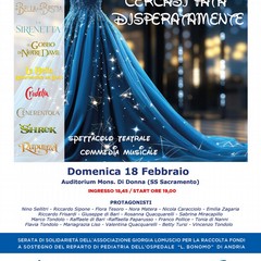 "Cercasi fata disperatamente" spettacolo teatrale dedicato a Giorgia Lomuscio Andria