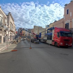 Rimozione ponte Bailey, Andria