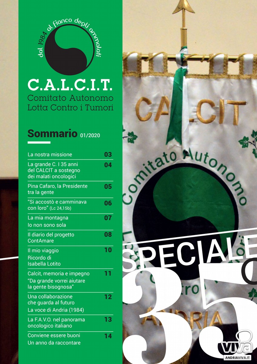 calcit giornale esimo anno di attivit