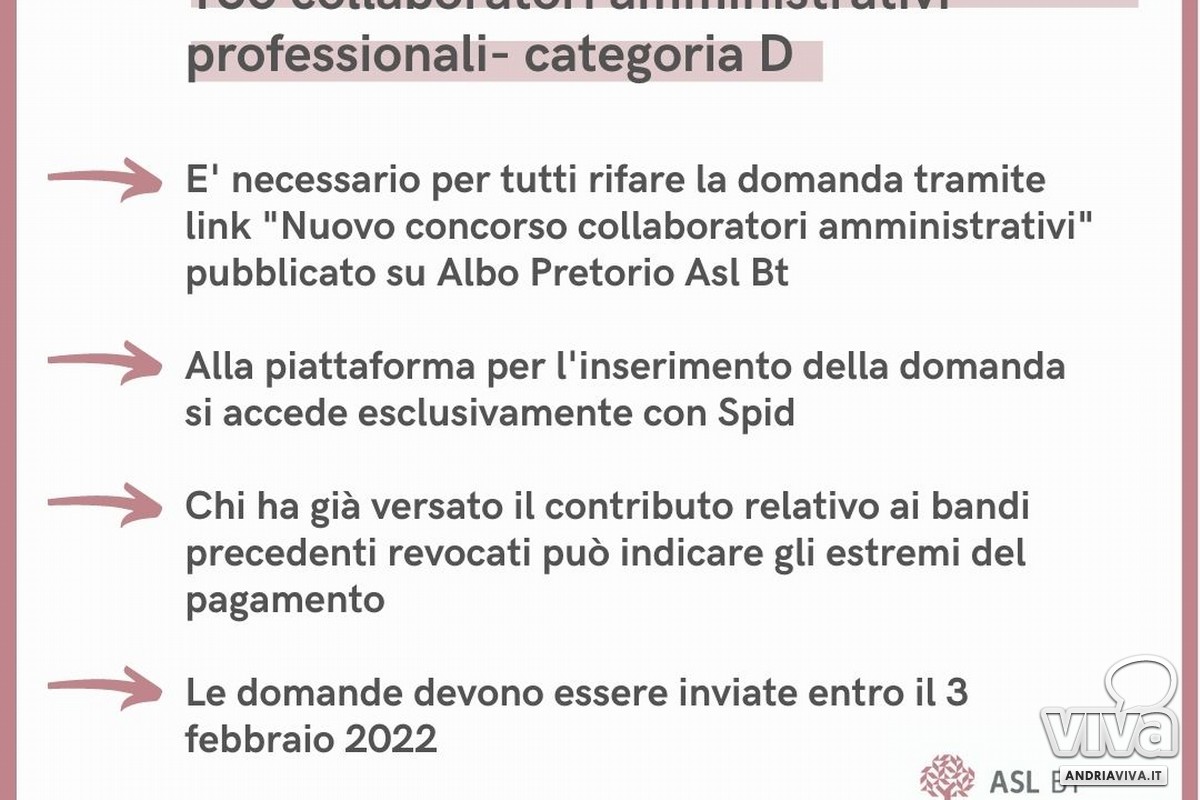 Concorso collaboratori amministrativi ok