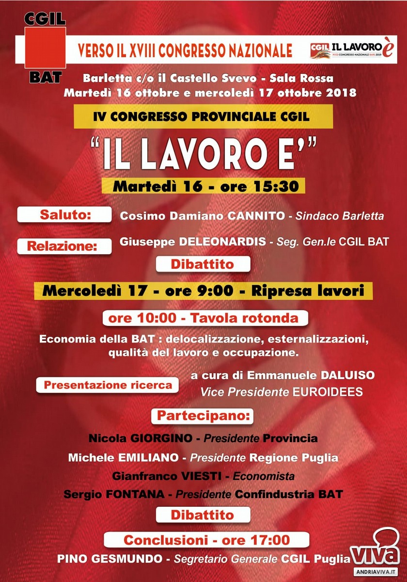Congresso Cgil Bat
