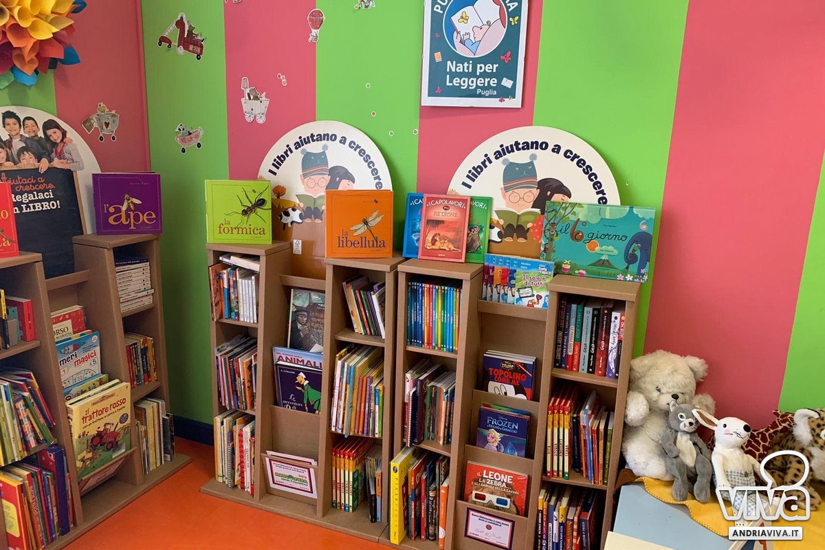 Donata una libreria per i piccoli pazienti dell'ospedale di Andria