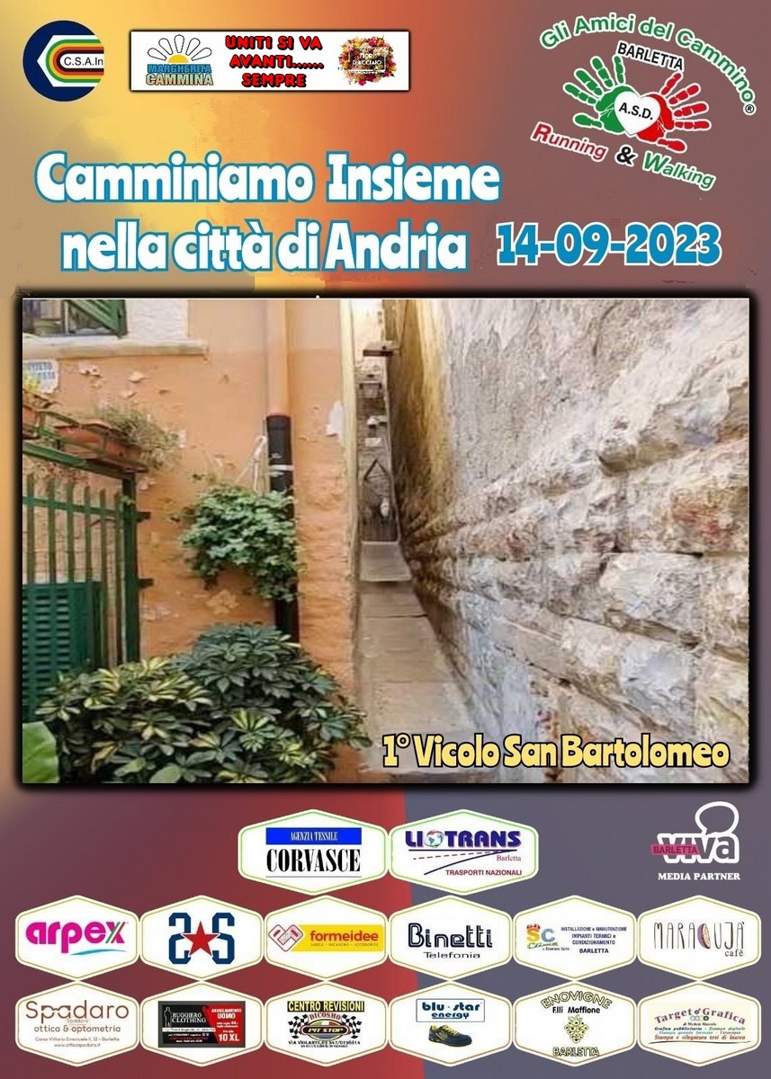 Evento Camminiamo insieme nella citt di Andria