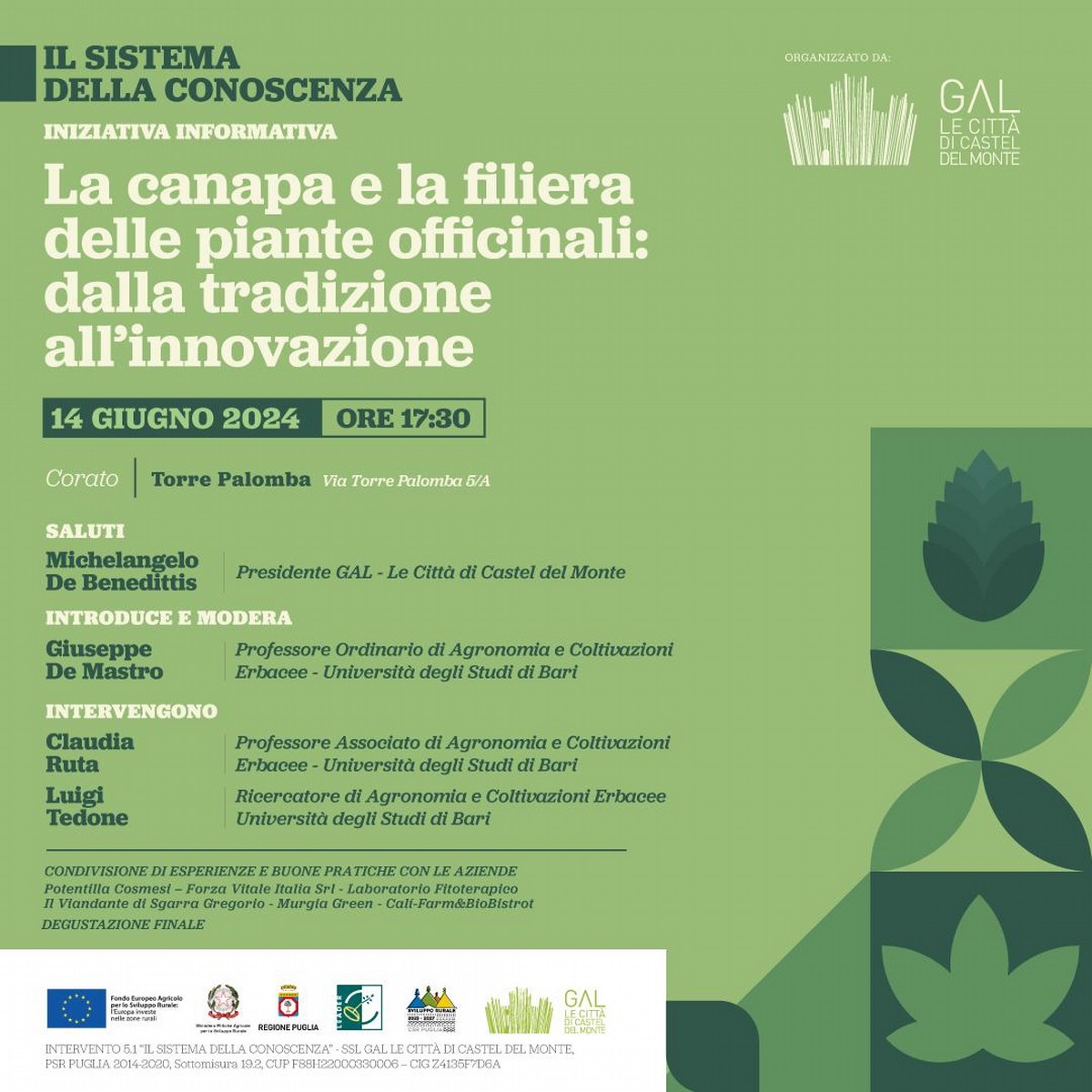 Incontro piante officinali GAL Le citt di Castel del Monte