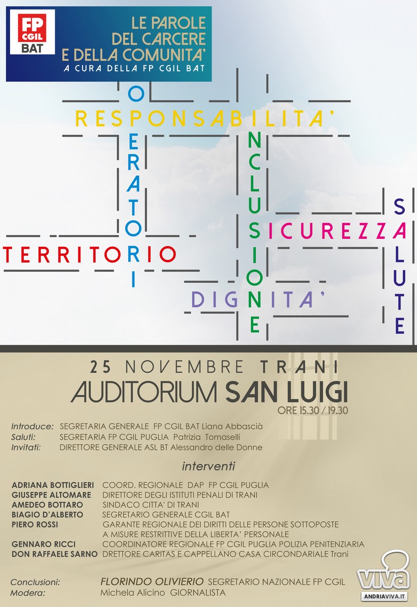 locandina carcere trani