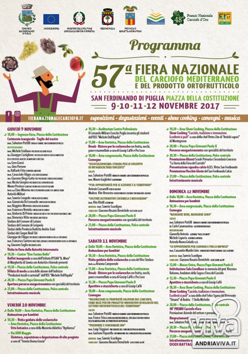 Programma fiera del carciofo