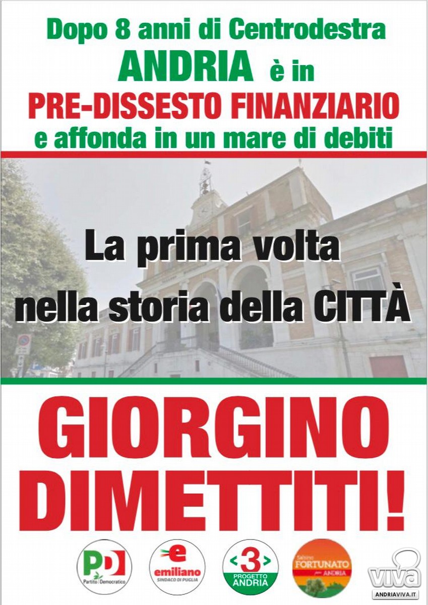 Giorgino dimettiti