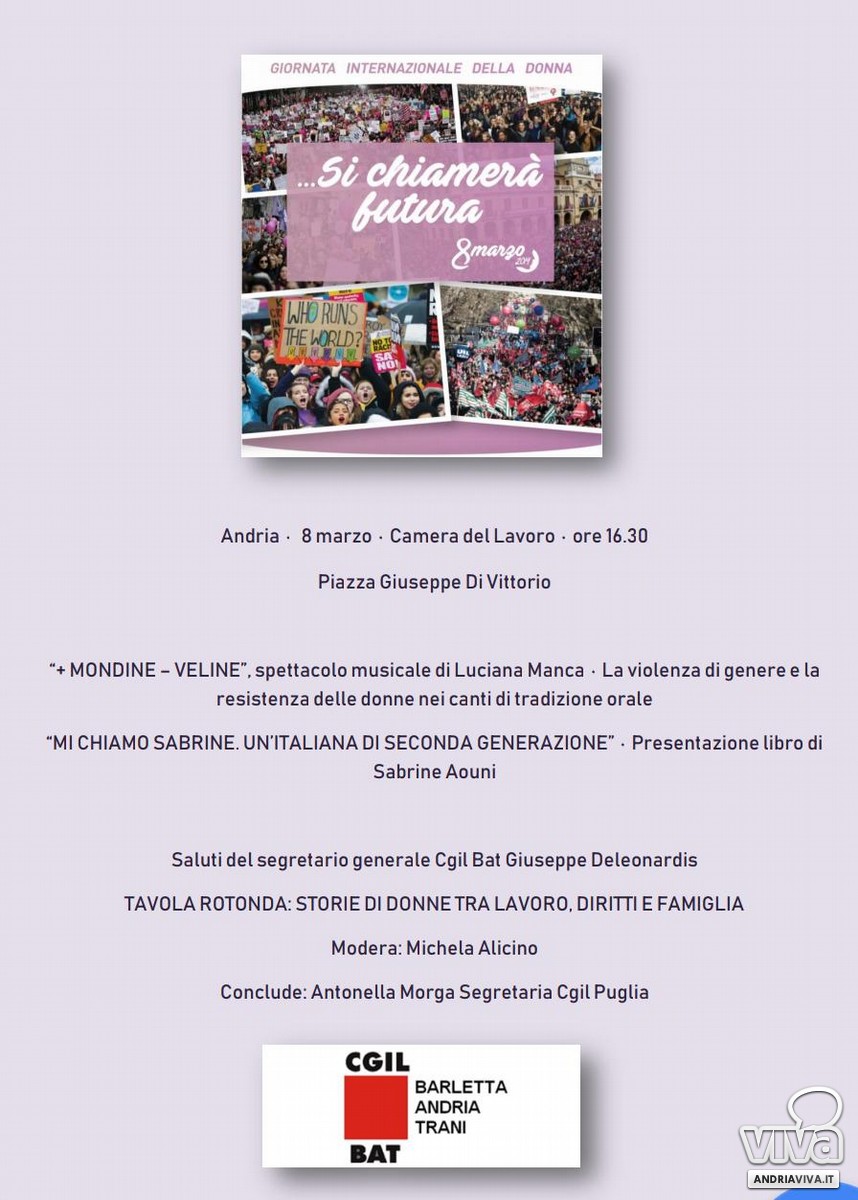 8 marzo ad Andria