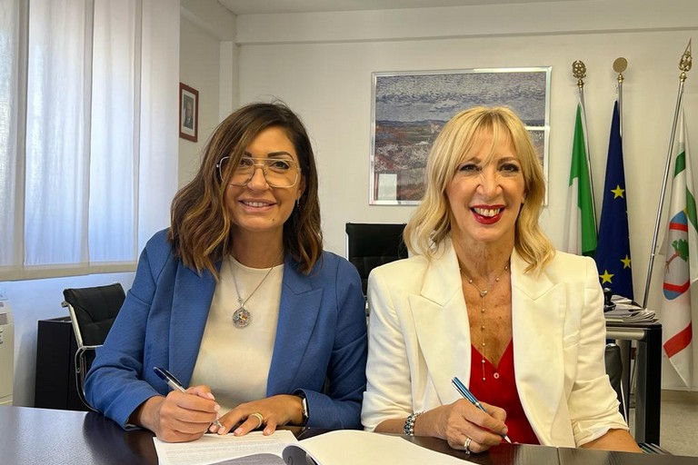 da sx Tiziana Dimatteo e Mimma Montanaro