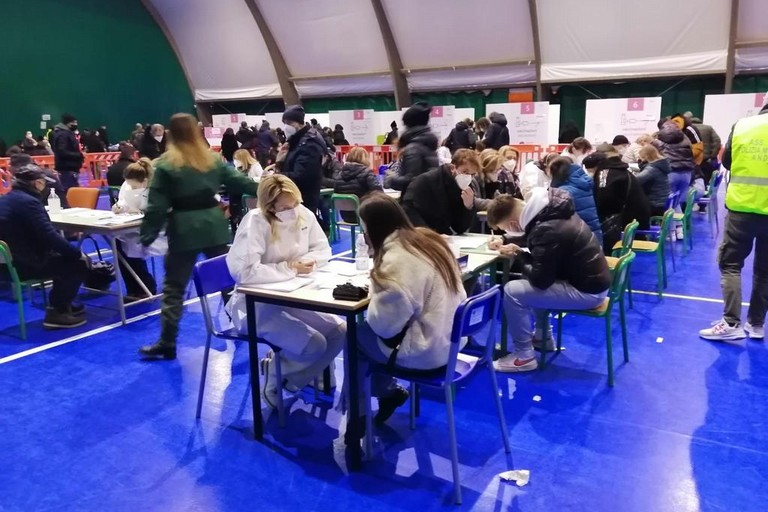 hub vaccinale di San Valentino