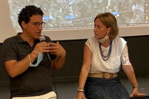 Giovanni Vurchio con Giovanna Bruno