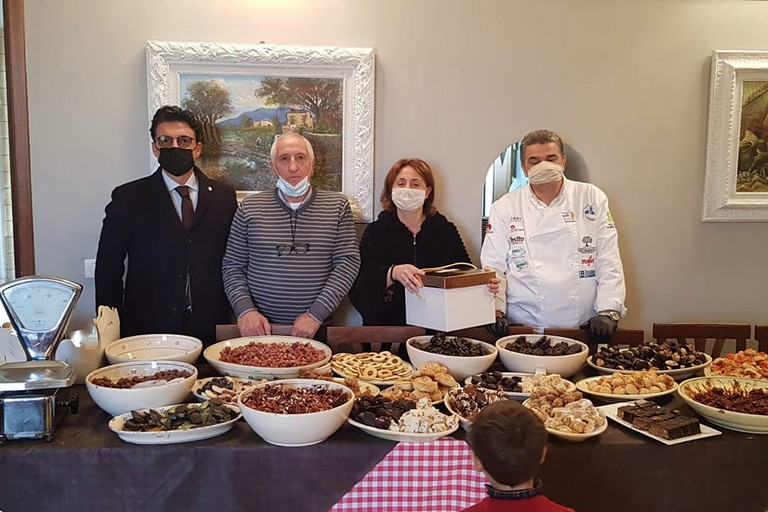 Sindaco Bruno ed il Presidente del consiglio Vurchio in visita al Borgo di Montegrosso