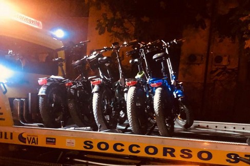 biciclette elettriche sequestrate