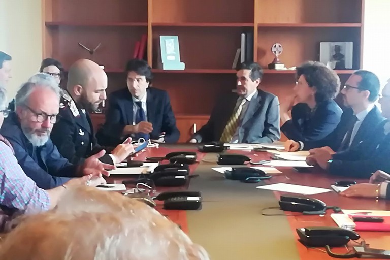 Riunione operativa della Protezione civile presso la Prefettura di Barletta