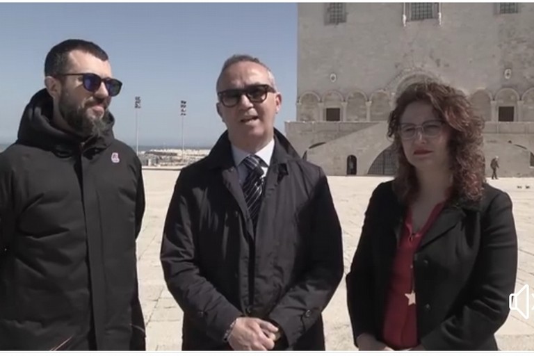 Michele Coratella con Giuseppe D'Ambrosio e Grazia Di Bari