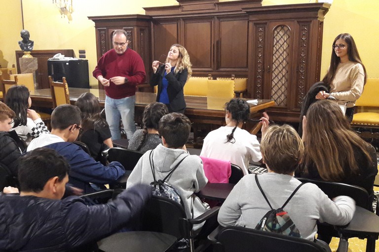 Gli studenti dell’I.C. Mariano-Fermi di Andria in Banca d'Italia a Bari