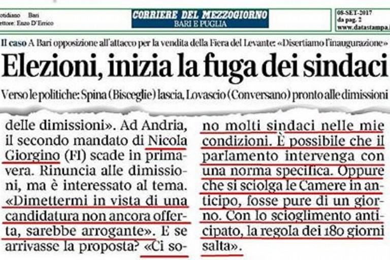articolo Corriere del Mezzogiorno