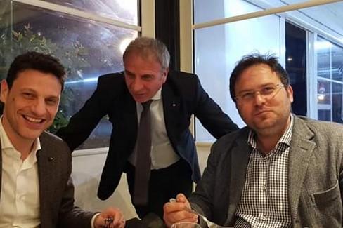 da sx Caroppo, Biancofiore e Campana della Lega Salvini Premier