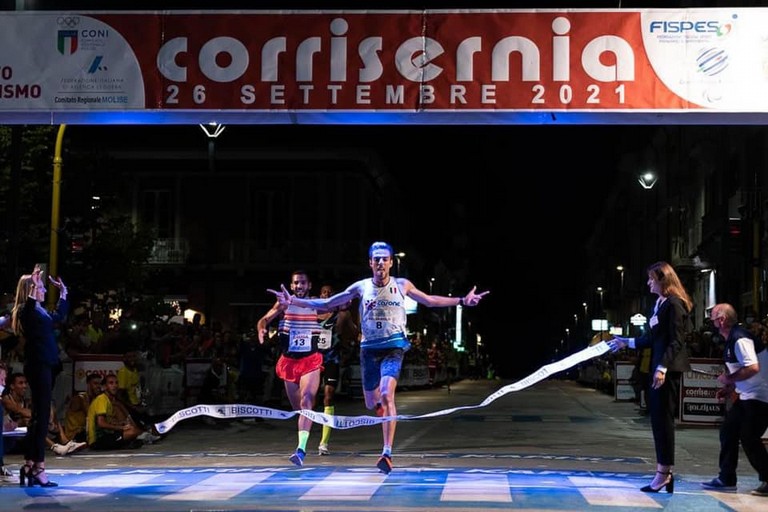 Selvarolo alla Corrisernia 2021. Foto da pagina FB di Pasquale Selvarolo