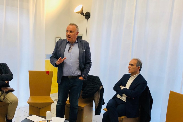 da sx Sabino Zinni ed Alfonso Pisicchio
