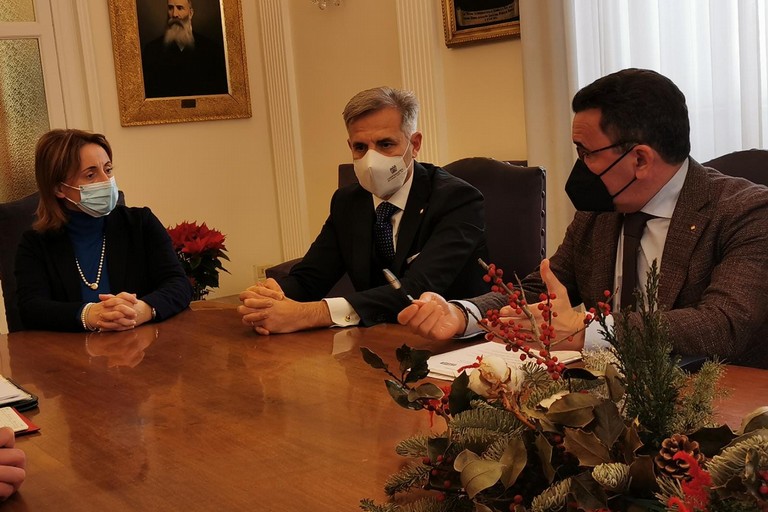Da sx Sindaco Bruno, Sergio Fontana e Riccardo Cassetta