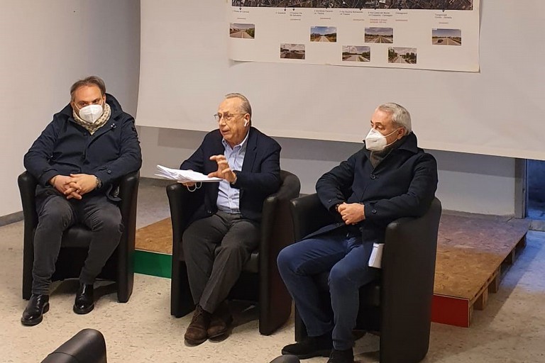 da sx Del Giudice, Marmo e Fisfola