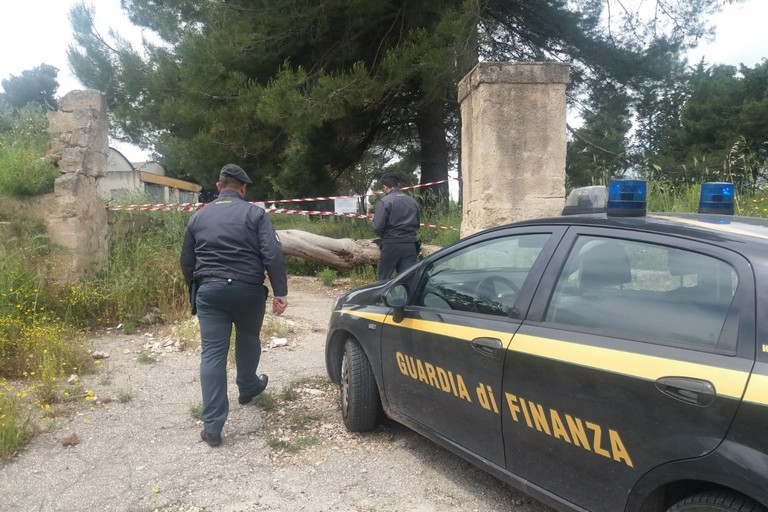 sequestrato opificio in contrada Martinelli dalla Guardia di Finanza