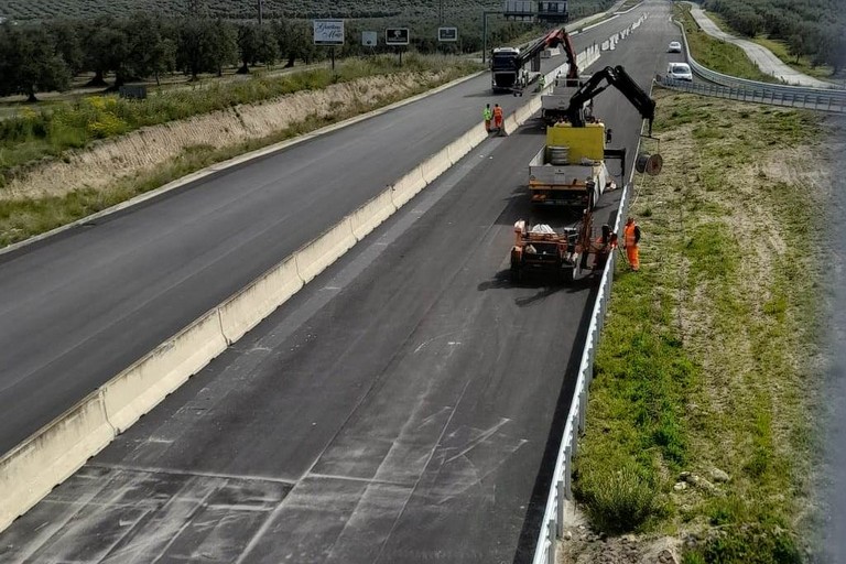 lavori sulla provinciale Andria Canosa di Puglia