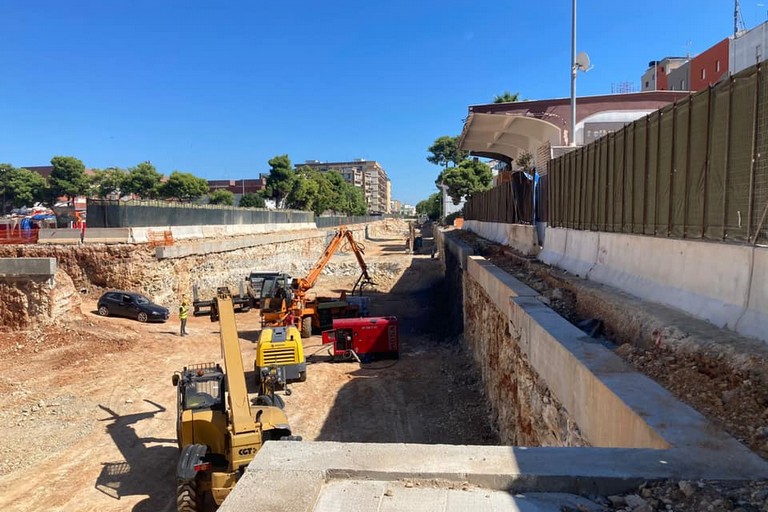 lavori interramento ferroviario Andria
