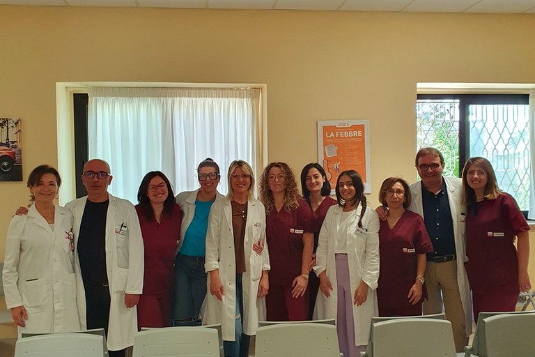 Centro vaccinazione di Andria in viale Trentino
